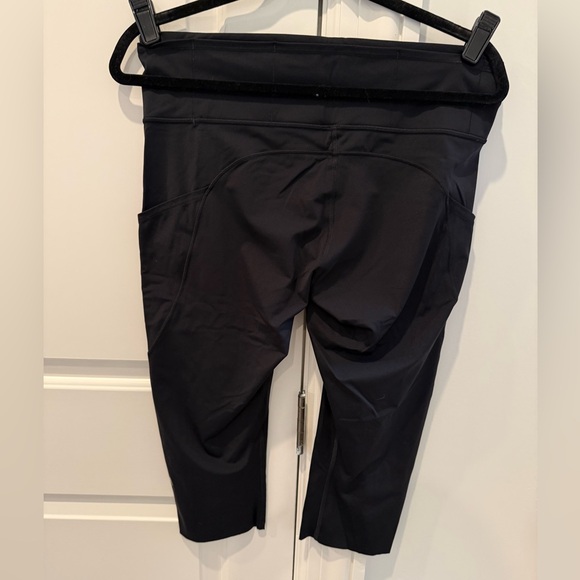 Lululemon Fast and Free High-Rise Crop 19” 5 Pocket Size 12 Black - Picture 2 of 4
